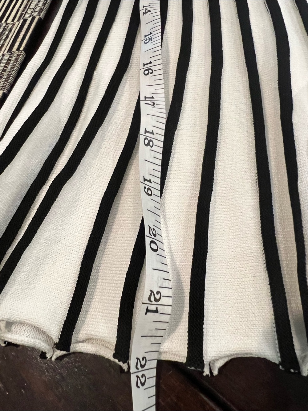 CoMMENSE Striped Knit Co-ord Set
COLOR - Black and White NWT Size Medium - Picture 9 of 11